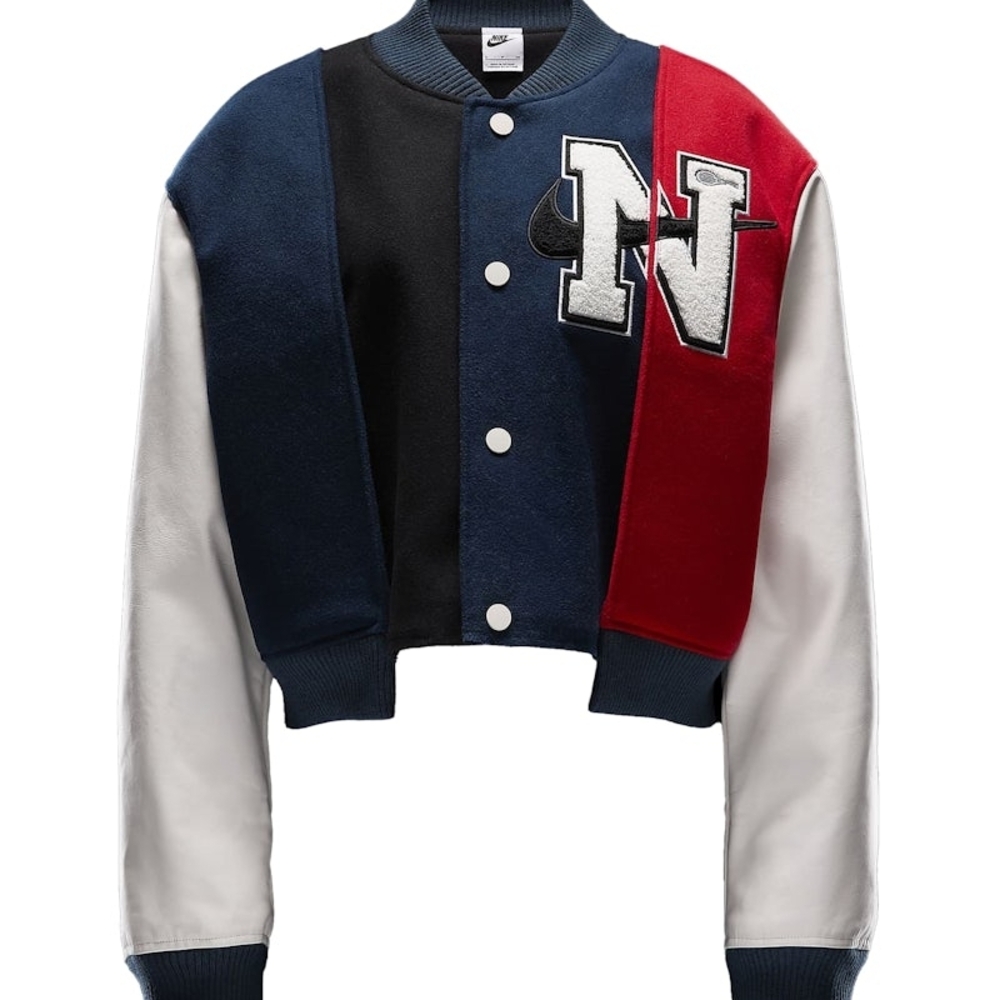 Nike Women by YOON Oversized Varsity Jacket